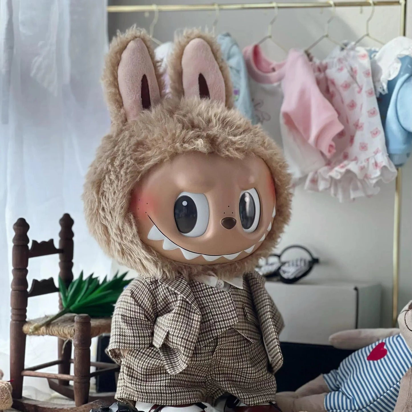 Labubu Dapper Suit Guy Outfit For 38 cm Doll
