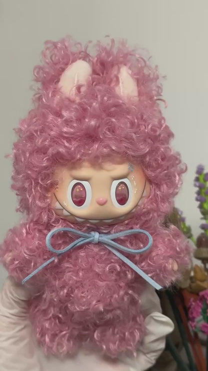 Custom Labubu Pink Persian Cat-April