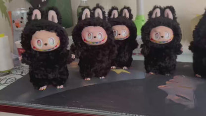 Custom Labubu Big into Energy Secret Black Version