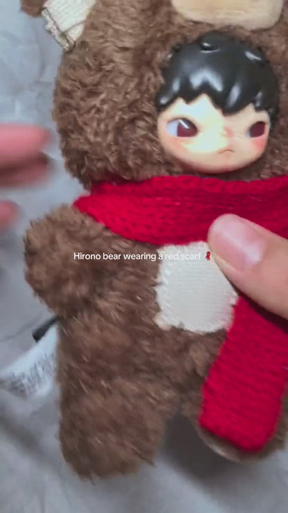 Custom Hirono Secret Fluffy Bear Figure-Emo
