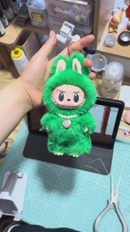 Custom Labubu x Green LV - Nuliliuliu